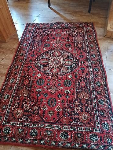 Əntiq əşyalar: Xalı dəsti – 2 ədəd 1) Bej-qırmızı türk/qoçbuynuzu motivli xalı - — 2