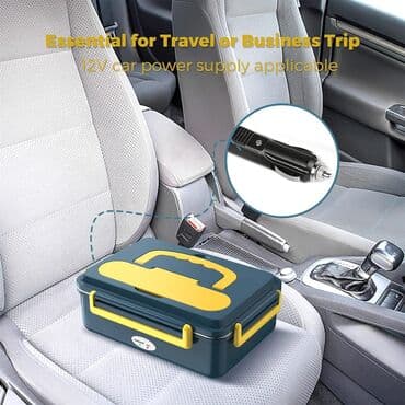 şüşə banka istehsalı: Elektrikli Qızdırılan yemek TermosuLunch Box Çıxarıla bilən qida — 5