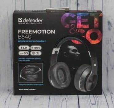 jbl nauşnik: Yeni Simsiz (Bluetooth) Qulaqcıqlar, Defender, rəng - Qara — 3