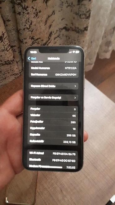 iphone x irsad: IPhone X, 256 GB, Gümüşü, Face ID — 7