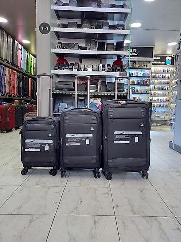 suktur: Carlton brendinin 3-lü səyahət çamadan dəsti - Ölçülər: kiçik — 1