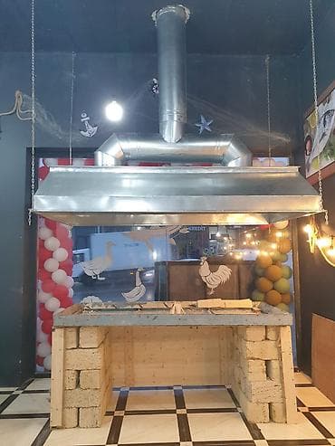 Ручная работа на заказ: Metaldan hazırlanan manqal və tüstü çıxarıcı sistemlər - Ocaq/manqal — 8