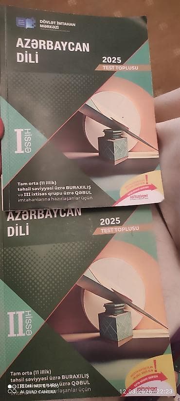 Məhsul: “Azərbaycan dili 2025 – Test Toplusu” (DİM), 2 cild - Hissə I