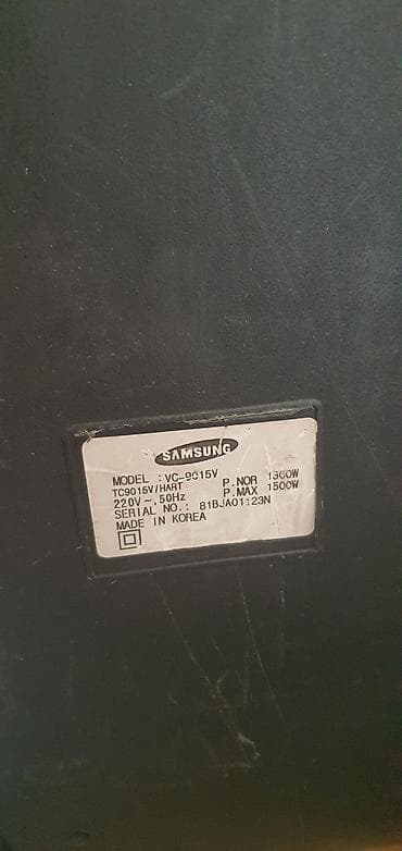 Samsung tozsoran – model VC-9015V (TC9015V/HART) - Rəng: qırmızı — 2