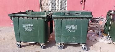 Kassa avadanlığı: Məhsul: Sənaye tipli “Qarışıq tullantı üçün” konteyner - Həcm — 1