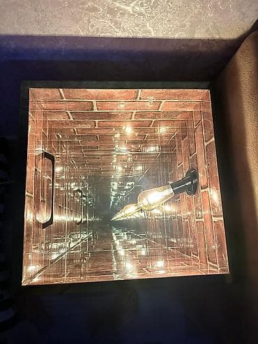oturaca: İnteraktiv “sonsuz tunel” effektli işıqlı dekor masası - Dizayn: Üst — 3
