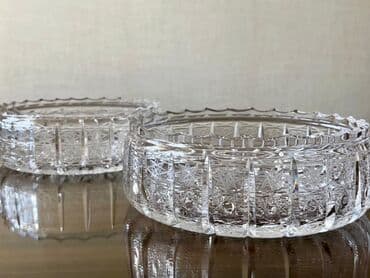 qab alan: TOM xrustal meyve vazlari. Temiz Chexiya istehsali. Bir eded - 75 — 3