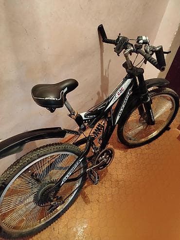 velosiped islenmis: OLYMPIA dağ velosipedi GƏNCƏDƏ!!! - Çərçivə: polad, tam amortizasiya — 1