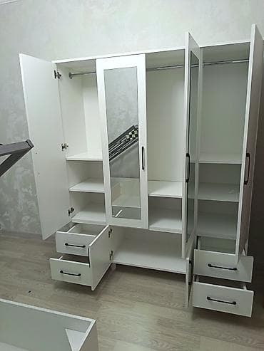 4 qapılı, Ağ, Açılan, Düz dolab — 2