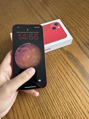 iphone 5s telefon: IPhone 13, 128 GB, Qırmızı, Face ID — 4
