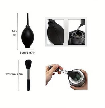 Video oyunlar və konsollar: Fotoaparat və obyektivlər üçün peşəkar təmizləmə dəsti Tərkib: - Hava — 6