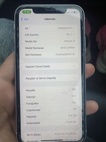 Повербанки: IPhone 11, 128 ГБ, Белый, Отпечаток пальца, Беспроводная зарядка, Face ID — 3