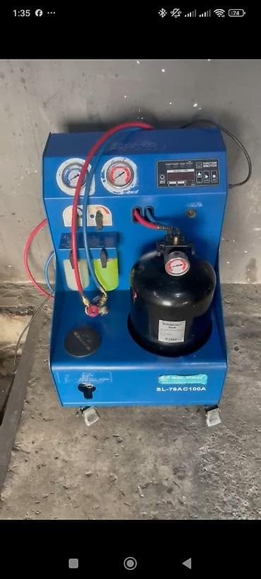Avtomobil kondisioneri üçün qaz doldurma və servis aparatı – Selpro