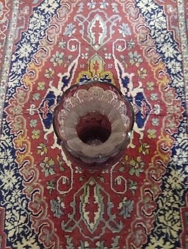 perde dekorlari: Vaza dəsti, Bogem şüşəsi — 2