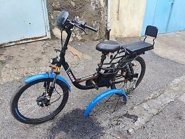 elektrikli bisiklet: Salam satılır Tron madelidi pedalla sürülür ekrani işiqlari hamsi — 3