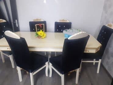 stol stul ikinci el: 🪑 Masa Dəsti Satılır Uzunluğu: 2 metr Qiymət: 500 AZN (alınma — 1