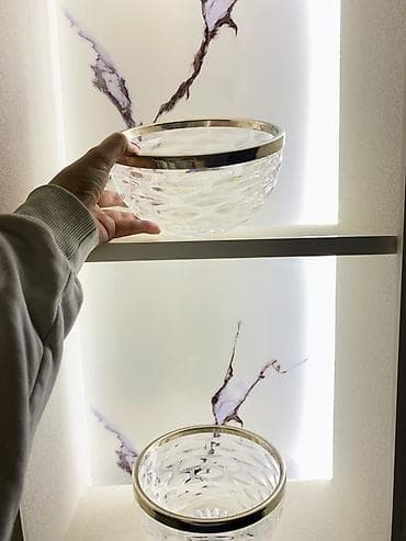 meyve qabı: İki ədəd Xrustal Meyvə Qabı. Sovetindir. Təzədir. Tək-tək satılmır — 3