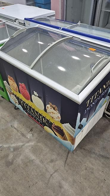 dondurma qabı: Dondurma vitrini – şüşə sürgülü qapaqlı dondurucu vitrin - Tip: üfüqi — 1