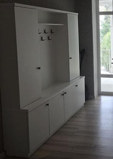 6 qapı, Ağ, Açılan, Düz dolab