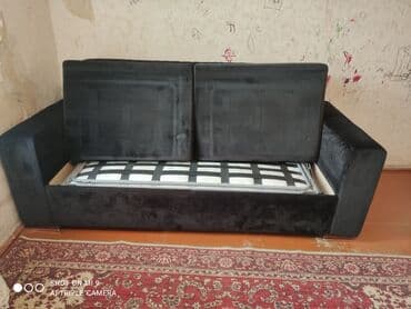 divan 2 əl: Di̇van-kravat, İşlənmiş, Açılan, Bazasız, Vеlur parça, Çatdırılma yoxdur — 4