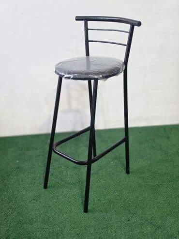 stul 30 azn: Metall konstruksiyalı bar taburesi - Rənglər: qara və ağ - Sadə və — 3