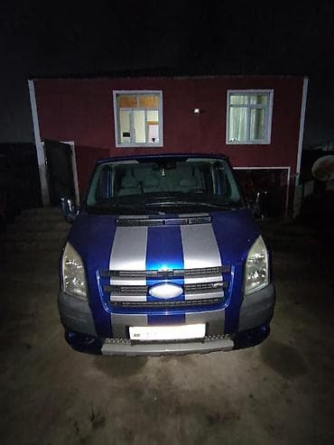 tranzit ford: Ford Transit mikroavtobus - Gövdə: qısa bazalı, mavi rəng, ön kapot — 3