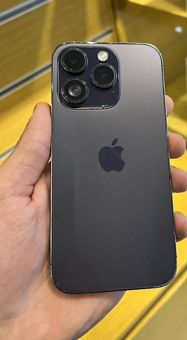 iphone ucuz qiymete: IPhone 14 Pro, 128 GB, Deep Purple, Simsiz şarj, Face ID — 2