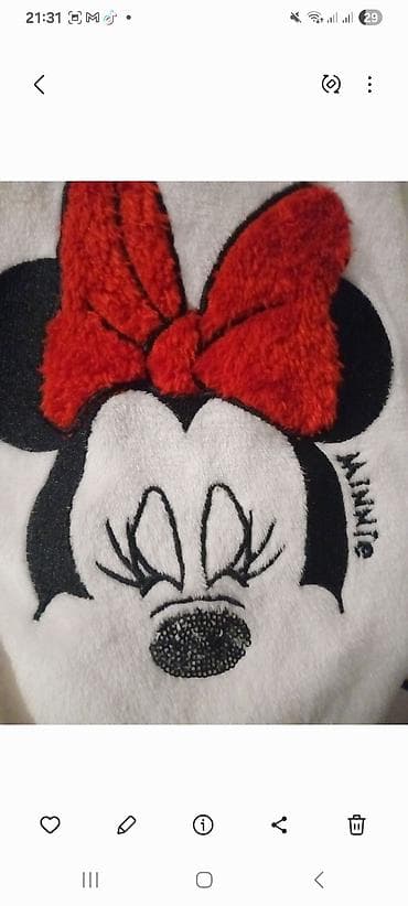 cool geyimler: Disney Minnie Mouse temalı uşaq sviteri teze az geylib alan gorecek - — 1