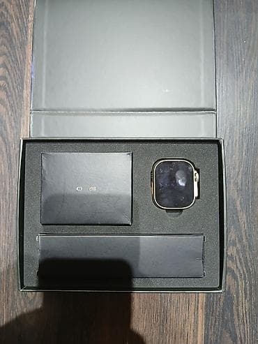 iphone 5 satilir: HW9 Ultra Max ağıllı saat - Ekran: 2.2 düym AMOLED (420×486), parlaq — 2