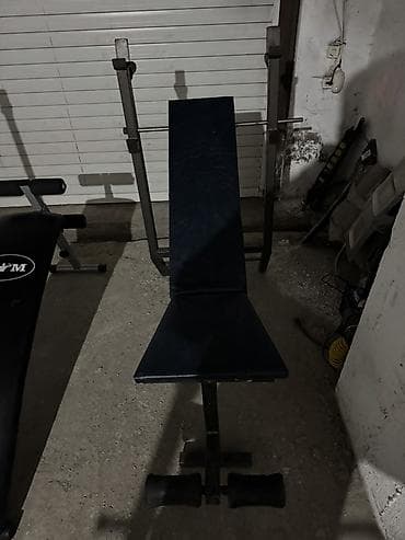 Велоаксессуары: Fitness avadanlıqları dəsti - Tənzimlənən skamya və ştanq üçün stend — 9