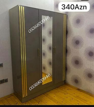 Rəflər: Yeni, Açılan, 3 qapılı Düz dolab, Qarderob, paltar dolabı, Rusiya — 7