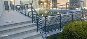 Metall məhəccər və qoruyucu bariyer sistemi - Material: möhkəm metal