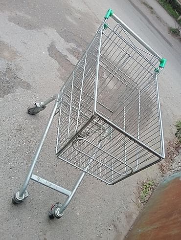 Moyka avadanlığı: Market/market şəbəkələri üçün metal alış-veriş arabası - Material — 2