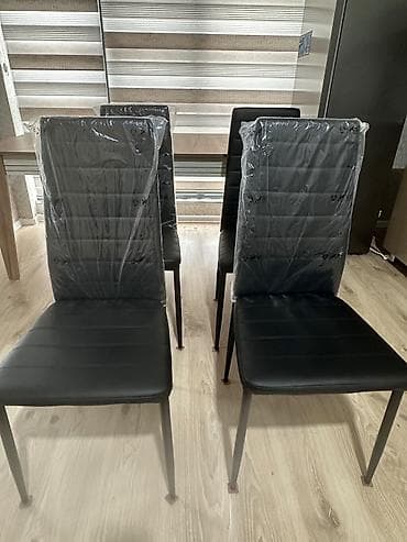 JYSK mətbəx stulları, 4 ədəd. Təcili olduğu üçün 150 AZN. Koja üzlük