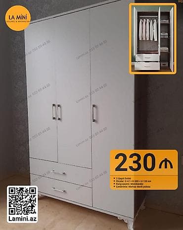 hamam ucun rəf: 3 qapılı, Siyirməli, Ağ, Açılan, Düz dolab — 1