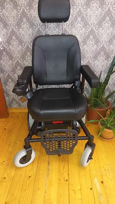 elil arabasi satilir: Elektrik invalid arabası – joystick idarəetməli, yastıqlı dəri — 2