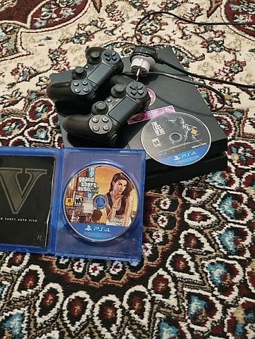 TECILI SATILIR!!! ps 4 her seyi isleyir 2 jostik ustunde 500 gb fat — 8