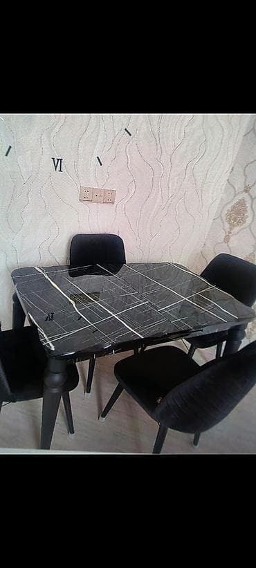 parca stul: Mətbəx üçün, Açılmayan, Kvadrat masa, 4 stul — 2