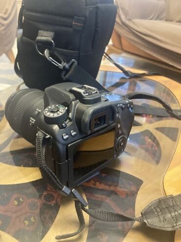 зеркальный фотоаппарат canon eos 70d body: Canon EOS 80D rəqəmsal güzgülü kamera. Ideal veziyyet! Kameranın üst — 5