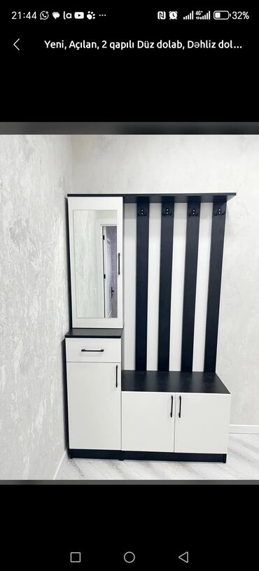 стильная прихожая мебель: Распашной, 3 двери Прямой шкаф, Шкаф в прихожей — 11