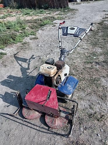 hava kompresoru satilir: Motoblok üçün otbiçən qoşqu (diskli) - 2 diskli kəsici mexanizm – — 1