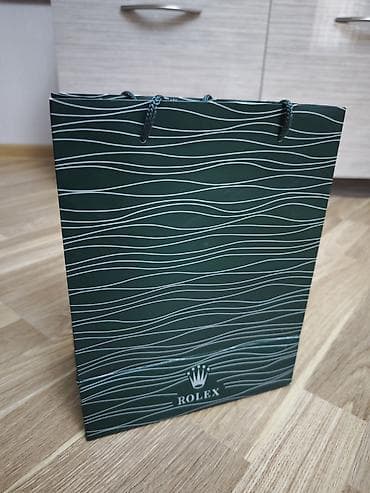 saat seti: Rolex orijinal qutu seti Məzmun: - Yaşıl dalğalı naxışlı əsas saat — 4