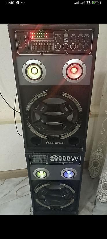 ipod classic 7: Aconatic Hi‑Fi AV Sound System – 2 qülləli akustik dəst — 1