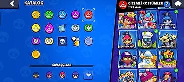 Ovçuluq və balıqçılıq: Brawl Stars hesabı – yüksək səviyyəli, zəngin kolleksiya Ümumi — 7