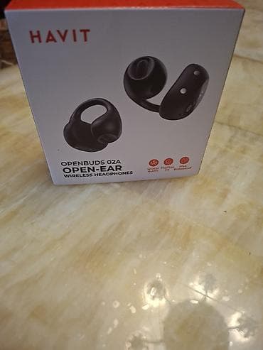 Kompüter ehtiyyat hissələri: Havit OpenBuds 02A – Open-ear simsiz qulaqlıq Xüsusiyyətlər: - Açıq — 1