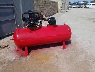 автомобильные газонаполнительные компрессорные станции: Kompressor.0,8 m3. 12 atmosfer.500 litrlik.Elektirik mühərriki 7.5 — 2