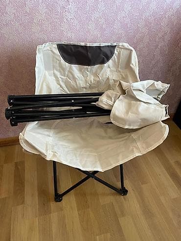 camp stul: Yeni, Kvadrat masa, 2 stul, Qatlanan, Stullar ilə, Metal — 4