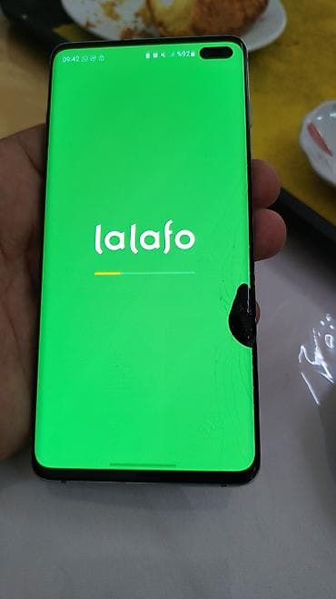 s10 ikinci el: Samsung Galaxy S10 Plus, 128 GB, rəng - Qara, Qırıq — 2