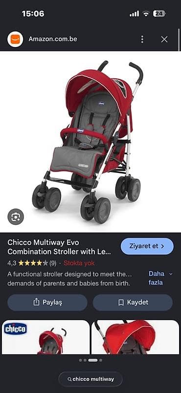 6 yaş: Chicco Multiway Evo uşaq arabası - Tip: kombinə edilmiş gəzinti — 1