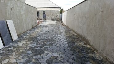 duz corek: Tamet döşəmə xidməti – dekorativ beton/daş təməli ilə həyət və giriş — 17